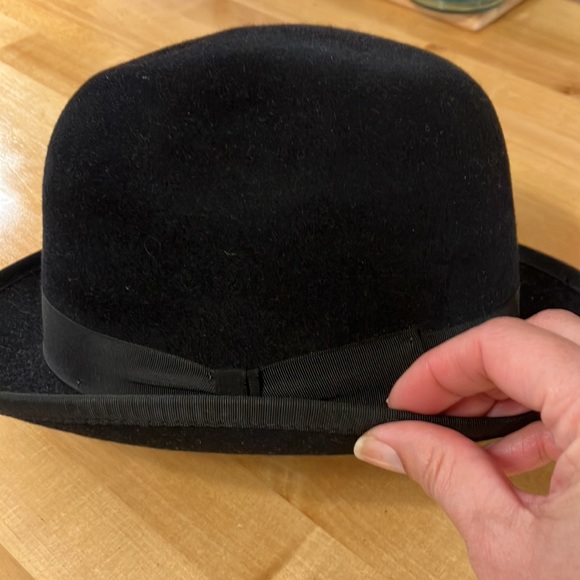 Vintage Wool Derby Bowler hat - Picture 5 of 7